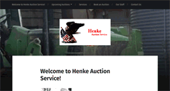 Desktop Screenshot of henke-auction.com