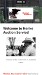 Mobile Screenshot of henke-auction.com